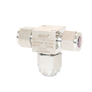 ตัวกรองแก๊สแบบ T ขนาด 1/2 นิ้ว รุ่นใหม่ พร้อมตัวกรองแกนกลาง SS316 สำหรับใช้งานในอุตสาหกรรม - Product Image 5