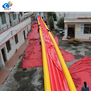 Summer outdoor water slip slide blow up water slide inflatable city water slide inflatable