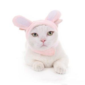Lindo Animal en forma <span class=keywords><strong>de</strong></span> gato sombrero disfraz suave felpa perro sombrero <span class=keywords><strong>gorra</strong></span> con orejas divertido mascota fiesta sombrero para perro pequeño cachorro gatito - Product Image 5