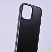 Casing HP Sunny Groove Adhesive PC TPU Hitam Polos, Tebal 1.0mm, Anti Jatuh, Tahan Air, Anti Guncangan, Hard Case Pelindung Belakang Ponsel