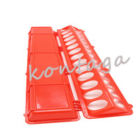 Abreuvoirs manuels en plastique pour volailles, mangeoire à eau pour poulets, mangeoire pour pigeons, 51,5*12,5*8cm, mangeoire en plastique pour volailles