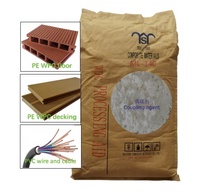 Cire de polyéthylène lubrifiante pour matières premières WPC avec compatibilisant pour terrasses WPC monocouche