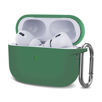 Étui pour écouteurs en silicone à vente chaude pour AirPods Pro 2, étui de protection souple en TPU personnalisé, étanche, antichoc pour AirPods 3/2/1