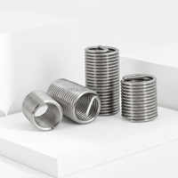 Stainless Steel Metric Coarse Fully Threaded Left Hand Recoil Inserts Reverse Threads Wire Thread Inserts for Thread Repair (DIN