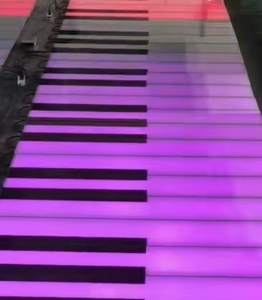 แผงพื้น LED RGB ระดับพาณิชย์สำหรับดนตรี - กระเบื้องเปียโนแบบอินเทอร์แอคทีฟสำหรับกลางแจ้งที่ตอบสนองต่อการเหยียบ เหมาะสำหรับสถานที่ท่องเที่ยวและลานกิจกรรม - Product Image 6