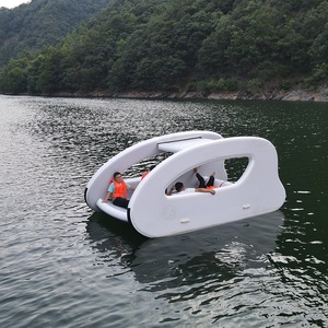 Bote Inflable de PVC Resistente para 4 Personas con Motor a Reacción, Más de 4 m de Longitud, para Pesca y Deportes Acuáticos - Product Image 2
