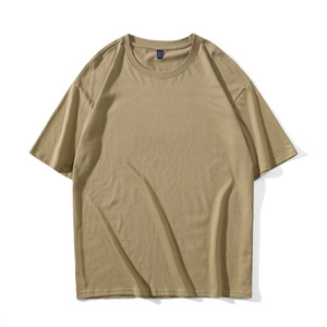 Camisetas en blanco para logotipo personalizado Camisetas gráficas de cuello redondo de peso pesado Serigrafía Camisetas de gran tamaño para hombre de alta calidad - Product Image 6
