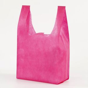 Vente directe usine – Sacs shopping écologiques en non-tissé avec poignées pour emballage de détail, cadeaux et promotions, design imprimé, port de Ningbo - Product Image 3