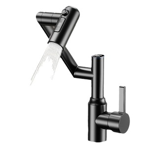 Chất lượng cao 360 độ xoay 304 thép không gỉ phòng tắm nóng và lạnh Mixer grey Chrome <span class=keywords><strong>Basin</strong></span> <span class=keywords><strong>tap</strong></span> vòi - Product Image 1