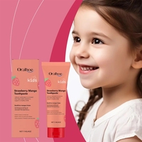 Dentifrice Enfant ORALHOE Soin des Dents Nettoyage en Profondeur Naturel à la Fraise en Gros