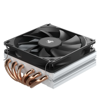 Refroidisseur de type push FEZCOOL C906-X45, 6 caloducs, boîtier ITX tout-en-un, compatible 1700/115x/AM4 Nolight