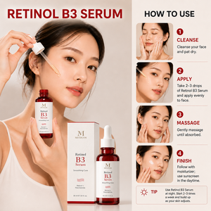 เซรั่มบำรุงผิวหน้า OEM 30 มล. ไฮยาลูรอนิก แอซิด วิตามินซี เรตินอล บี3 บี5 ไกลโคลิก ลดเลือนริ้วรอย ช่วยให้ผิวกระจ่างใส ต่อต้านริ้วรอย ไนอะซินาไมด์ - Product Image 6