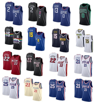 Maillot de basket-ball réversible en mesh personnalisé pour hommes, enfants et jeunes, respirant avec impression