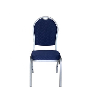 Sedia impilabile dell'interno del metallo dell'annata/sedia di banchetto dell'hotel della festa nuziale - Product Image 2