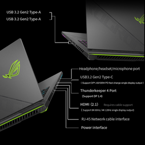 Ordinateur portable de jeu Asus Rog Strix Scar G16, processeur Core i7, RTX4060, 16 pouces, 2.5K, ordinateur haute performance - Product Image 5