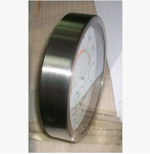 Geslonlab <span class=keywords><strong>Thermomètre</strong></span> et hygromètre d'intérieur HSGC-029 20CM en acier inoxydable - Product Image 5