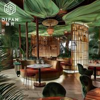 Projet commercial et solutions de restauration pour hôtels et restaurants Ensemble de meubles durables pour table et chaises de restaurant
