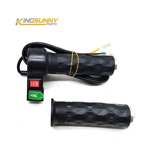 Pegangan setang Universal pegangan putar tiga kecepatan untuk aksesori sepeda skuter listrik Citycoco pegangan gas - Product Image 1