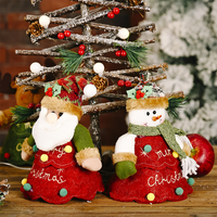 Weihnachtsbaum-Dekorationen Weihnachtsapfel-Geschenkbeutel mit Kordelzug Weihnachtsdekorationszubehör Weihnachtsgeschenktüten