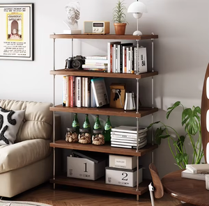 2025 nouveau Vintage-Style cuisine comptoir étagère <span class=keywords><strong>Table</strong></span> à manger <span class=keywords><strong>Table</strong></span> à thé thé tasse support étagère en bois massif - Product Image 4