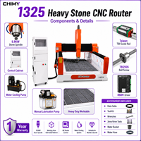 Machine de gravure CNC Shandong Chenmai 1325 pour pierre, broche 5,5 kW 380 V, gravure stable sur pierre pour granit et marbre