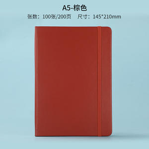 Carnet de planification A5 de haute qualité Reliure parfaite Couverture souple en cuir PU Logo personnalisé Journaux Cadeau promotionnel parfait Carnet A6 - Product Image 3