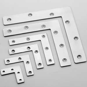 Sujetador de acero inoxidable en forma de T Conector de muebles multiusos Soporte de hierro de ángulo recto para cocina Sala de estar - Product Image 5