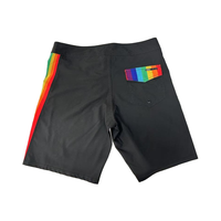 Shorts de bain décontractés pour hommes, taille haute, taille élastique, tissage extensible 4 directions, séchage rapide, recyclés, pour la plage, l'île, le surf