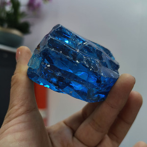 Aguamarina sintética en bruto, circonita cúbica en bruto, piedra preciosa sin tallar para la fabricación de joyas, piedra suelta. - Product Image 2