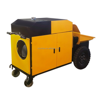 Petite pompe à béton électrique pour mortier, alimentée au diesel, distance de livraison maximale de 40 mètres