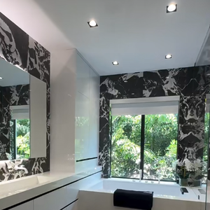 Marmo Nero Naturale di Lusso Napoleon con Venature Bianche Lucidato per Bagni, Cucine, Piani di Lavoro e Tavoli - Product Image 3