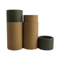 100% baume à lèvres biodégradable et recyclable boîte ronde sans plastique Lotion bâton conteneur vide déodorant papier emballage Tube