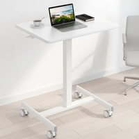 Tables d'appoint modernes en métal réglables en hauteur, table pour ordinateur portable dans le salon, table personnalisée pour la maison, table d'écriture pour ordinateur portable, table de chevet
