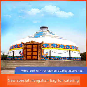 <span class=keywords><strong>Casa</strong></span> de iglú mongol para la familia, carpas impermeables para acampar al aire libre, yurta - Product Image 2