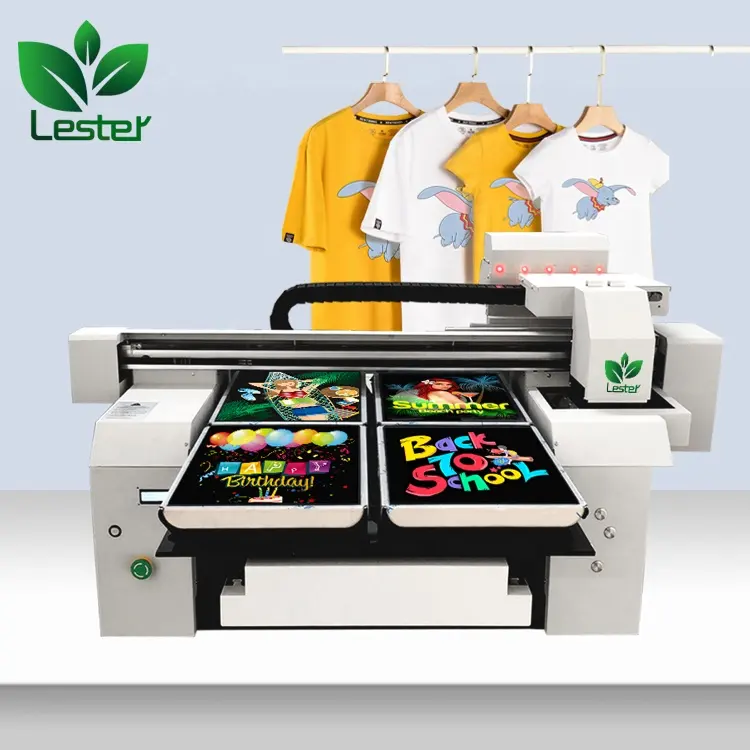 LSTA1A2-002 6560 Velocidade Rápida Boa Qualidade 11/12 Cor High-end de Impressão Digital a Jato de tinta T-shirt Têxtil DTG Máquina Impressora A Laser