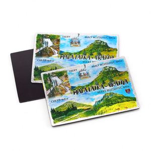 Aimants de réfrigérateur souvenirs de tourisme personnalisés avec logo, Vienne Autriche, en feuille métallique - Product Image 5