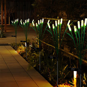 야외 방수 전구 장식 태양 정원 스타 버스트 흔들리는 빛 마당을위한 태양 갈대 조명 - Product Image 6