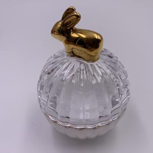 Vela redonda con pulverización de aves, tarro de vidrio blanco, verde, azul y rosa con tapa, taza de cera, tarro de caramelo de vidrio BR, venta al por mayor, <span class=keywords><strong>2022</strong></span> - Product Image 3