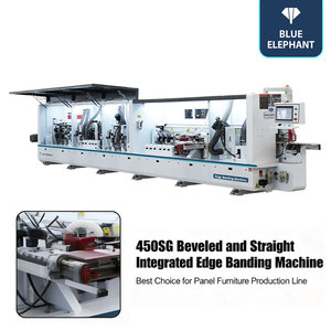Nueva máquina de bandas de borde totalmente automática, canto recto biselado con funciones de ranurado y pegado para la producción de muebles - Product Image 1