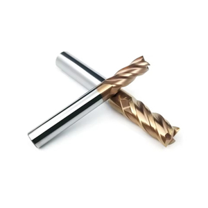 Tungsten <strong>Carbide</strong> HRC55 4F FLAT <strong>End</strong> <strong>Mills</strong> HRC55 4 Flat Cemented <strong>Carbide</strong> <strong>End</strong> <strong>Mill</strong> Cutting Tools CNC Custom Router Bits Cutter - Product Image 4