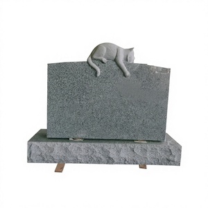 หินแกะสลักรูปหงส์สำหรับหลุมศพ หินแกรนิตแกะสลักรูปหงส์ตั้งตรงสำหรับสุสาน - Product Image 3