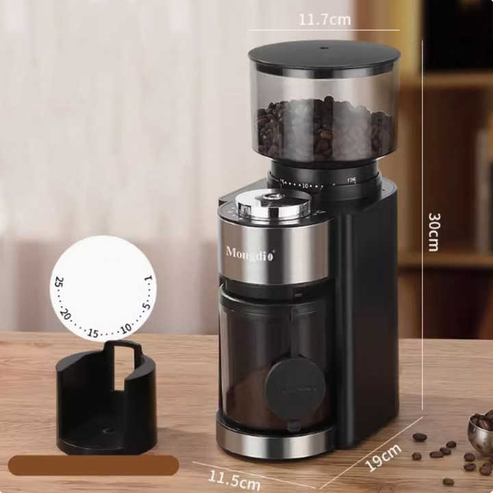 Home Coffee Bean Grinder Espresso Drip Burr Mill Commercial