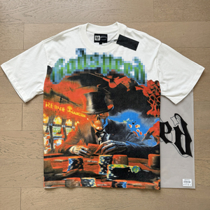 T-shirt Oversize da Uomo a Maniche Corte in Cotone 100% con Stampa Vintage Termotrasferibile, Stile Streetwear, Alta Qualità, Lavorazione a Maglia Anti-Pilling - Product Image 5