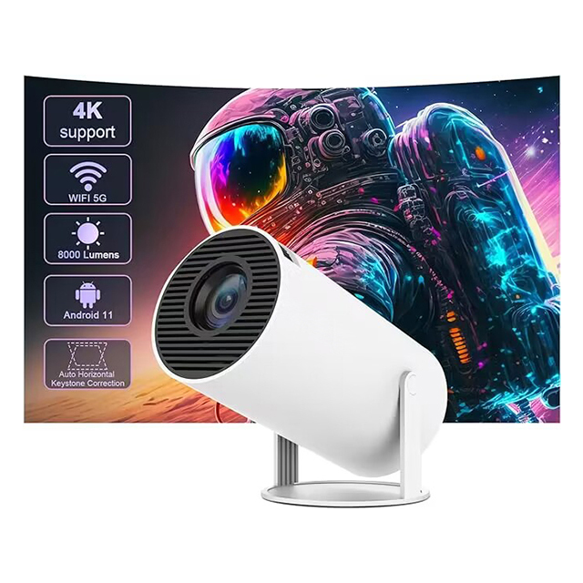 Salange Portable Mini HY300 Projectors Android Smart Bt Wifi Mini Projector 4k Support google Tv Video Projector HY300