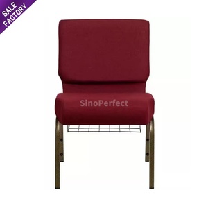 Chaises d'église empilables écologiques commerciales en gros, chaise de théâtre moderne durable en métal à emboîtement avec tablette d'écriture - Product Image 5