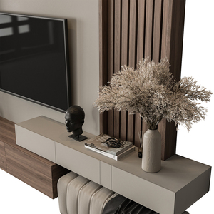 Kejia tùy chỉnh thiết kế phòng khách Showcase bằng gỗ TV đứng đồ nội thất hiện đại <span class=keywords><strong>Modular</strong></span> hiển thị lưu trữ TV tủ - Product Image 2