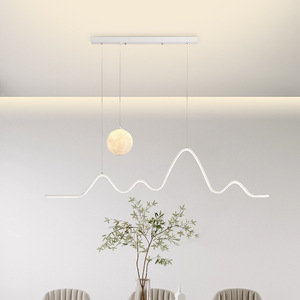 CY9077 ristorante luce pendente di lusso <span class=keywords><strong>sala</strong></span> da pranzo tavolo da pranzo Bar moderno semplice <span class=keywords><strong>luna</strong></span> lampada a sospensione - Product Image 2