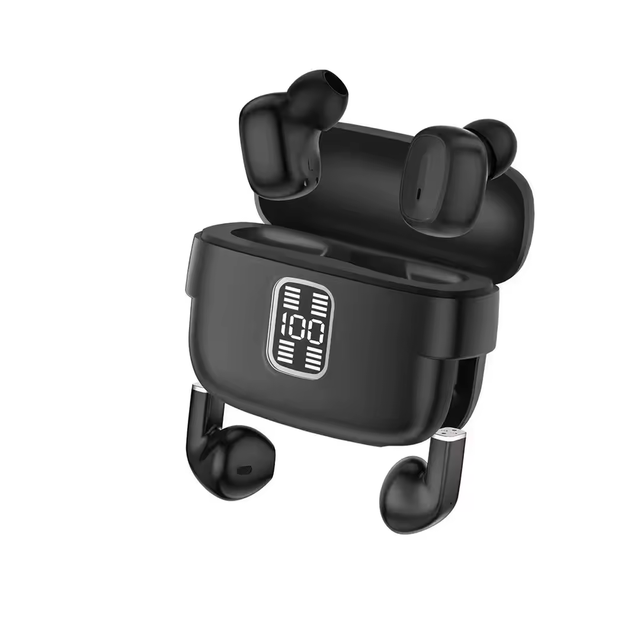 J32 TWS Dual In-Ear Wireless Earbuds Single Couple Case Noise Cancelling Earphone Stereo Sports Headset Digital Display Battery