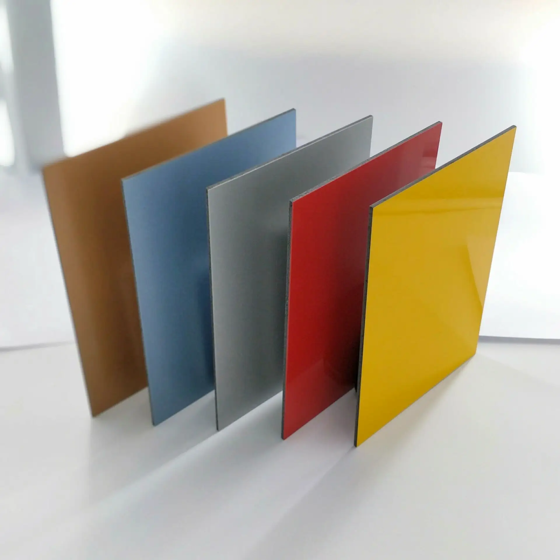 Custom High Quality Composite Panel Pure Color PE/PVDF Coating Aluminum Composite Panel