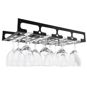 FF270 Metal <strong>Wine</strong> Glass Organizer Kitchen Bar Glasses <strong>Storage</strong> Hanger <strong>Under</strong> <strong>Cabinet</strong> <strong>Wine</strong> Glass <strong>Rack</strong> - Product Image 5